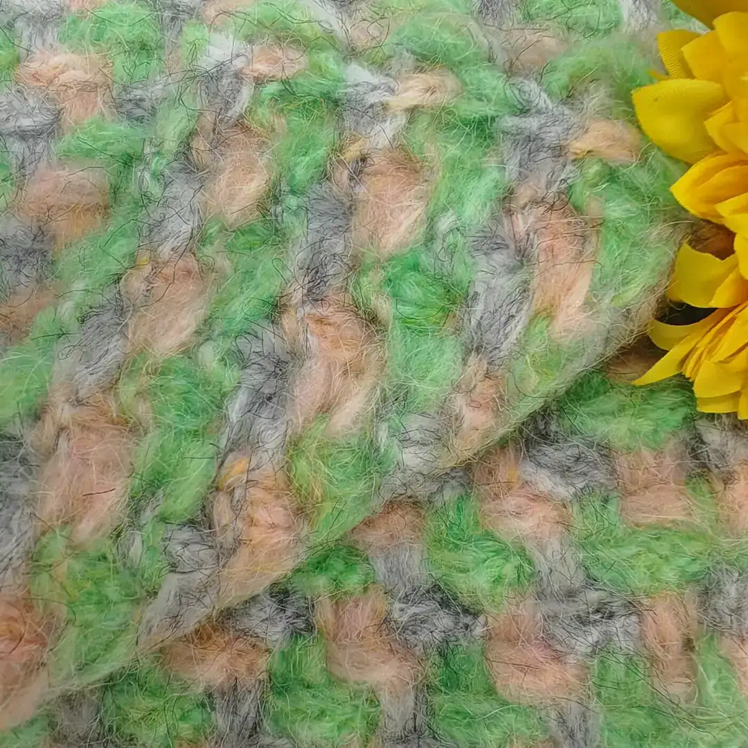 China Yarn for Hoodie,Open Cardigan (Sweater),Round Neck Pullover (Sweater),Crop Top Pullover (Sweater) Air Spun Yarn Fancy Yarn Acrylic Polyester Nylon Green, grey and pink color buy from China wholesaler bulk order at wholesale price free worldwide shipping Alibaba