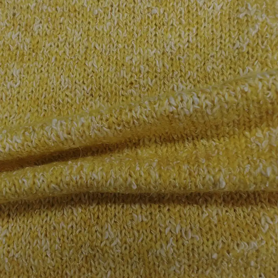 China Yarn for Hoodie,Open Cardigan (Sweater),Crop Top Pullover (Sweater) Mossy Yarn Fancy Yarn BCI Cotton Acrylic Recycled Polyester Wool yellow color buy from China wholesaler bulk order at wholesale price free worldwide shipping Alibaba