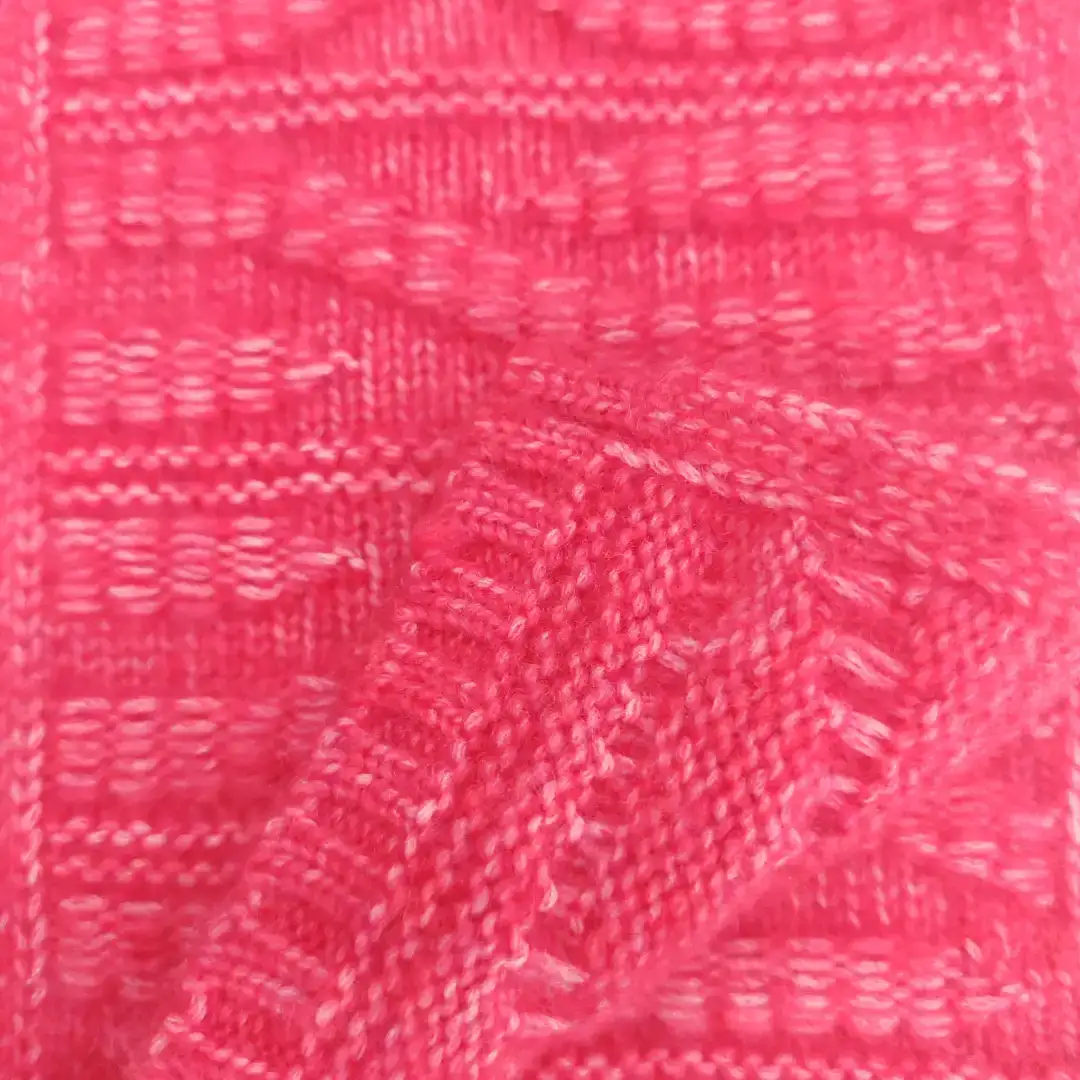 China Yarn for Open Cardigan (Sweater),Crew Neck Pullover (Sweater),Crop Top Pullover (Sweater) Air Spun Yarn Fancy Yarn Recycled Polyester Acrylic Wool Pink color buy from China wholesaler bulk order at wholesale price free worldwide shipping Alibaba