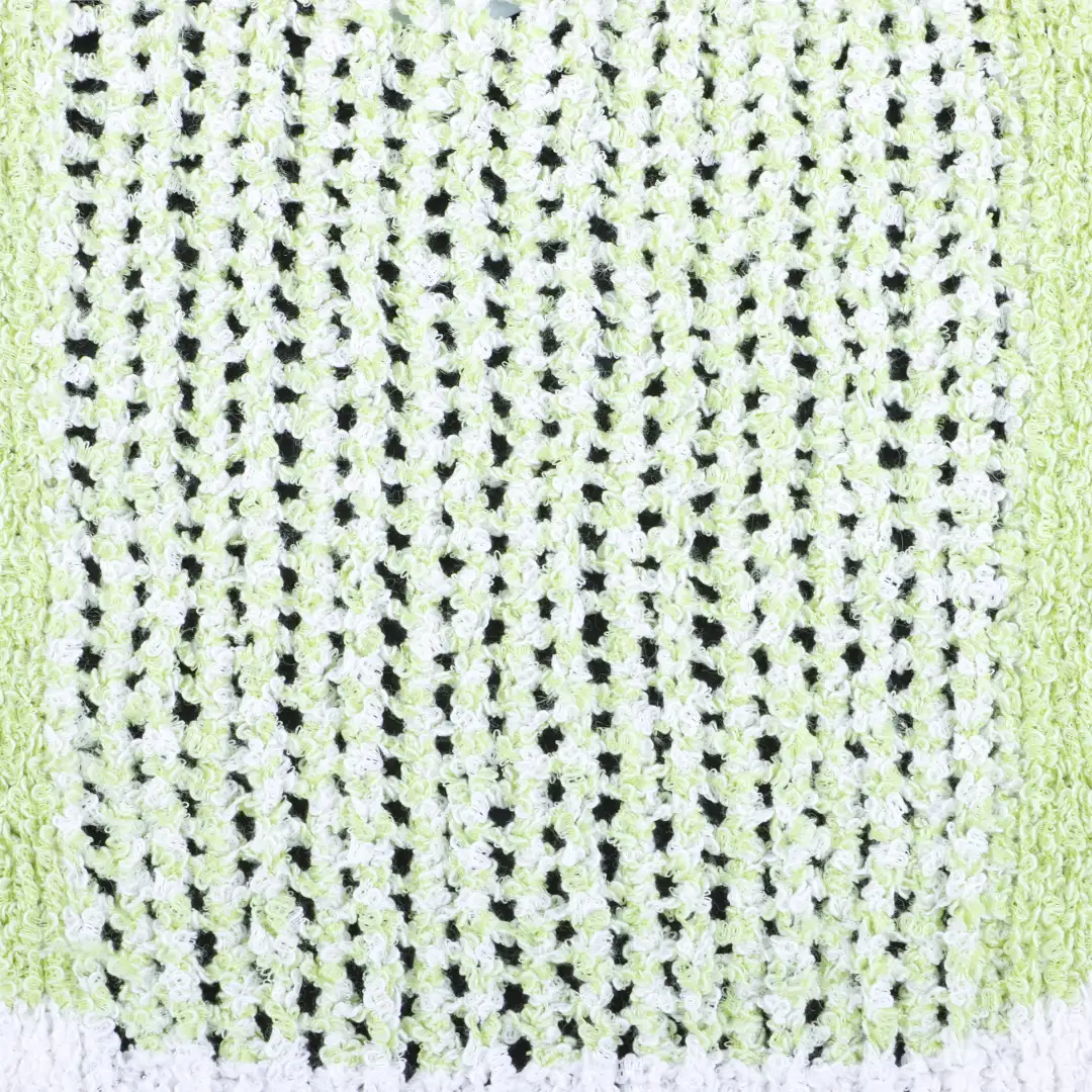 China Yarn for Polo Shirt,Blouse,Crop Top,Full-Zipper Cardigan (Sweater),Half-Zipper Cardigan (Sweater) Ladder Yarn Fancy Yarn Nylon BCI Cotton green&white color buy from China wholesaler bulk order at wholesale price free worldwide shipping Alibaba