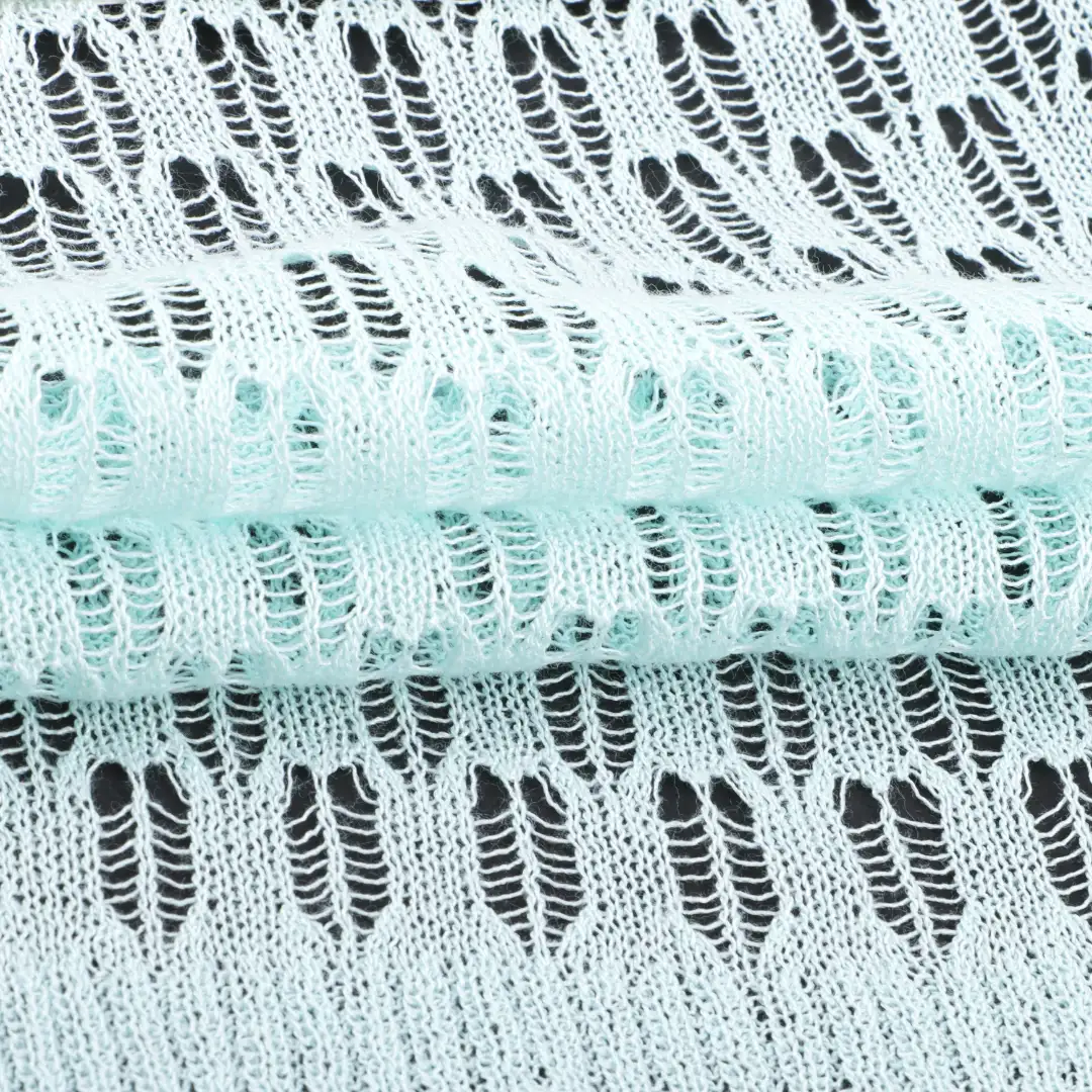China Yarn for Blouse,Crop Top,Full-Zipper Cardigan (Sweater),Half-Zipper Cardigan (Sweater) Ring Spun Regular Yarn Viscose Polyester Tiffany Blue color buy from China wholesaler bulk order at wholesale price free worldwide shipping Alibaba