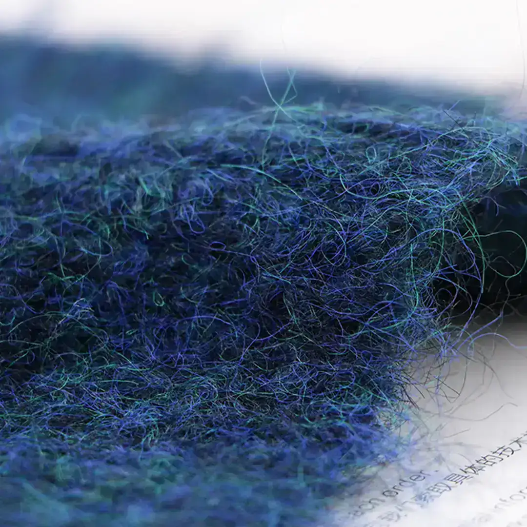 China Yarn for Open Cardigan (Sweater),Knitted Jacket (Sweater),Round Neck Pullover (Sweater) Mossy Yarn Fancy Yarn Wool Acrylic Recycled Polyester Nylon blue、pink、gray color buy from China wholesaler bulk order at wholesale price free worldwide shipping Alibaba
