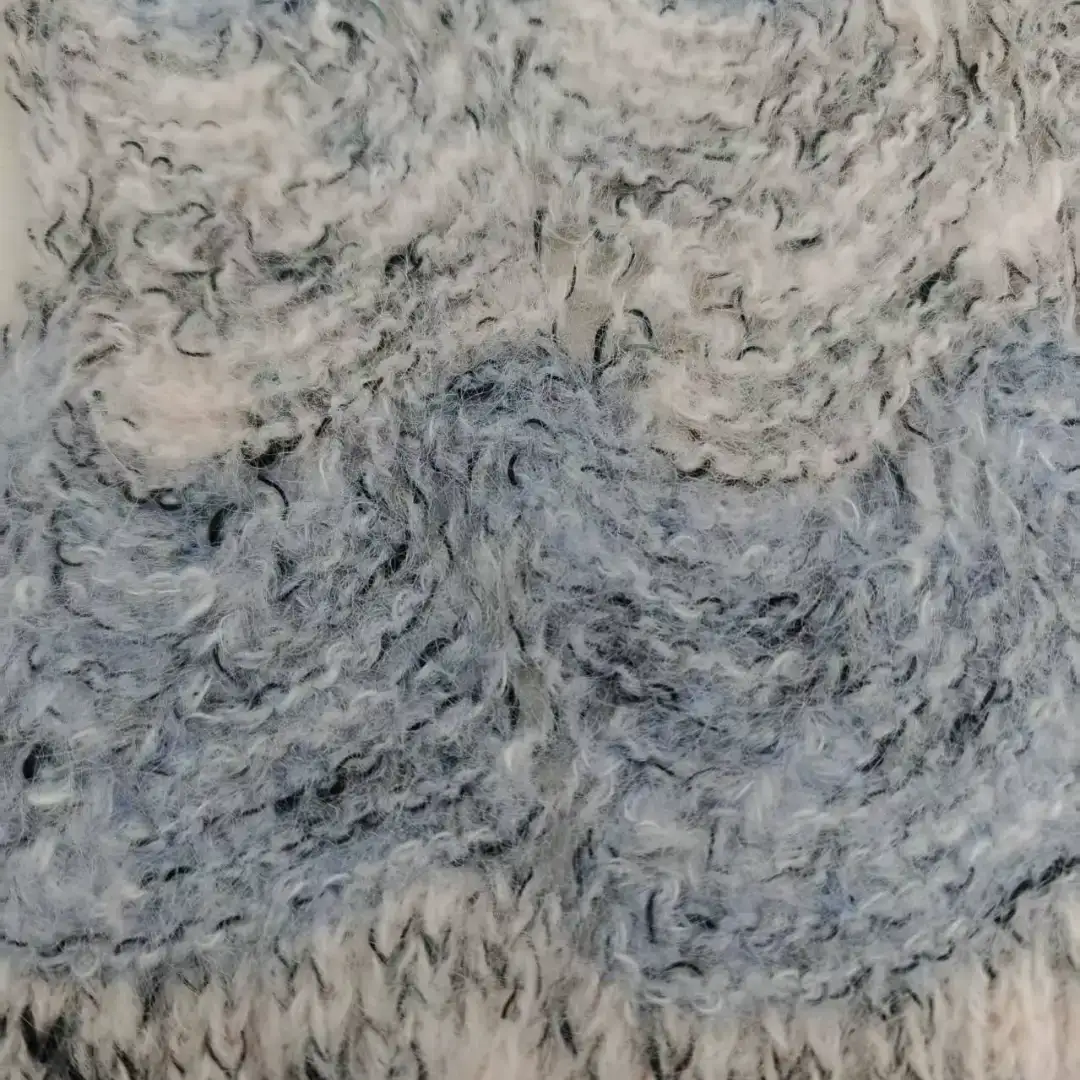 China Yarn for Open Cardigan (Sweater),Knitted Jacket (Sweater),Round Neck Pullover (Sweater) Knot Yarn Fancy Yarn Wool Polyester Recycled Polyester Elastane blue、white、pink、brown color buy from China wholesaler bulk order at wholesale price free worldwide shipping Alibaba