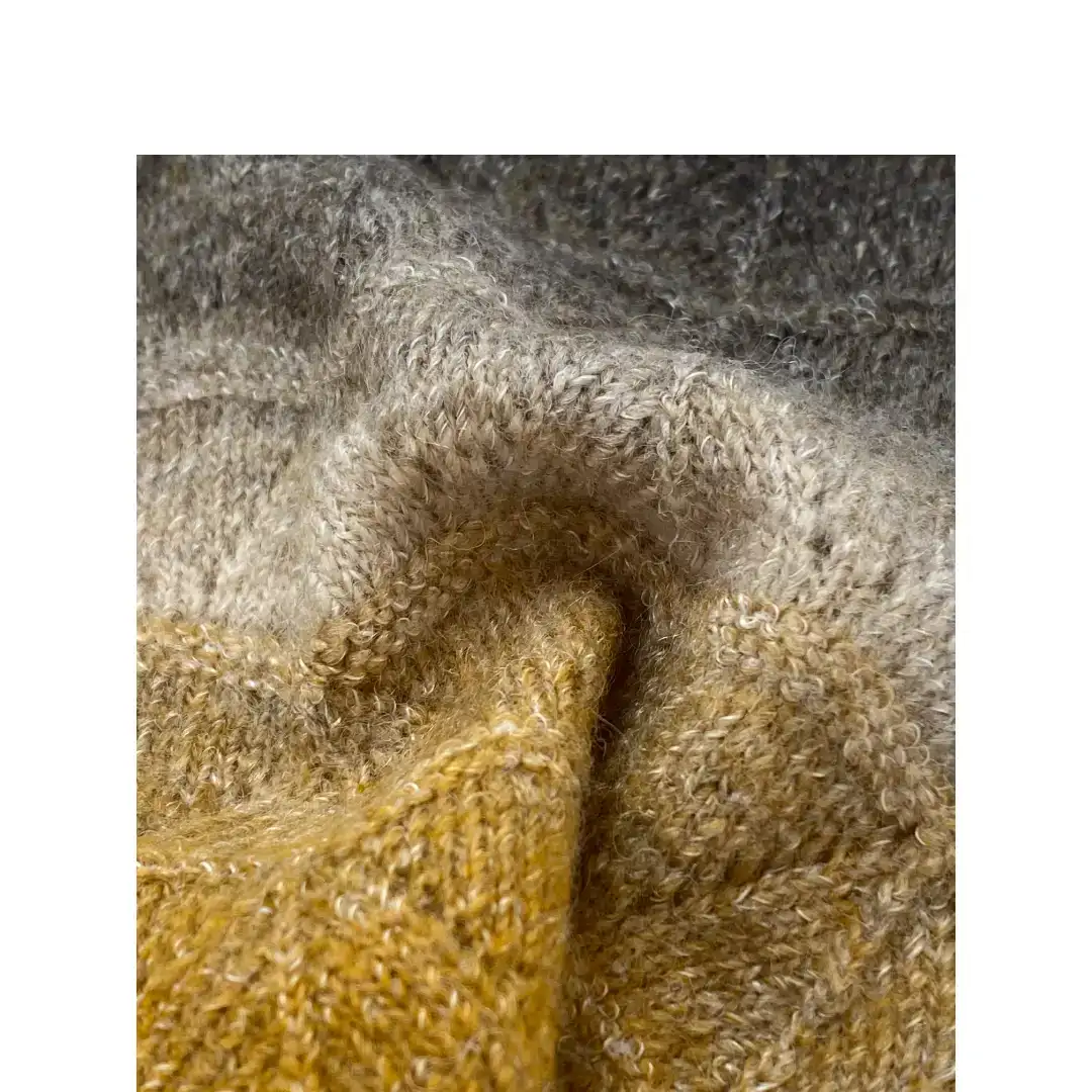China Yarn for Tank Top,Crop Top,Open Cardigan (Sweater),Round Neck Pullover (Sweater),Crew Neck Pullover (Sweater),Crop Top Pullover (Sweater) Mossy Yarn Fancy Yarn Acrylic Polyester Polyamide Wool Elastane (LYCRA®) 渐变色 color buy from China wholesaler bulk order at wholesale price free worldwide shipping Alibaba