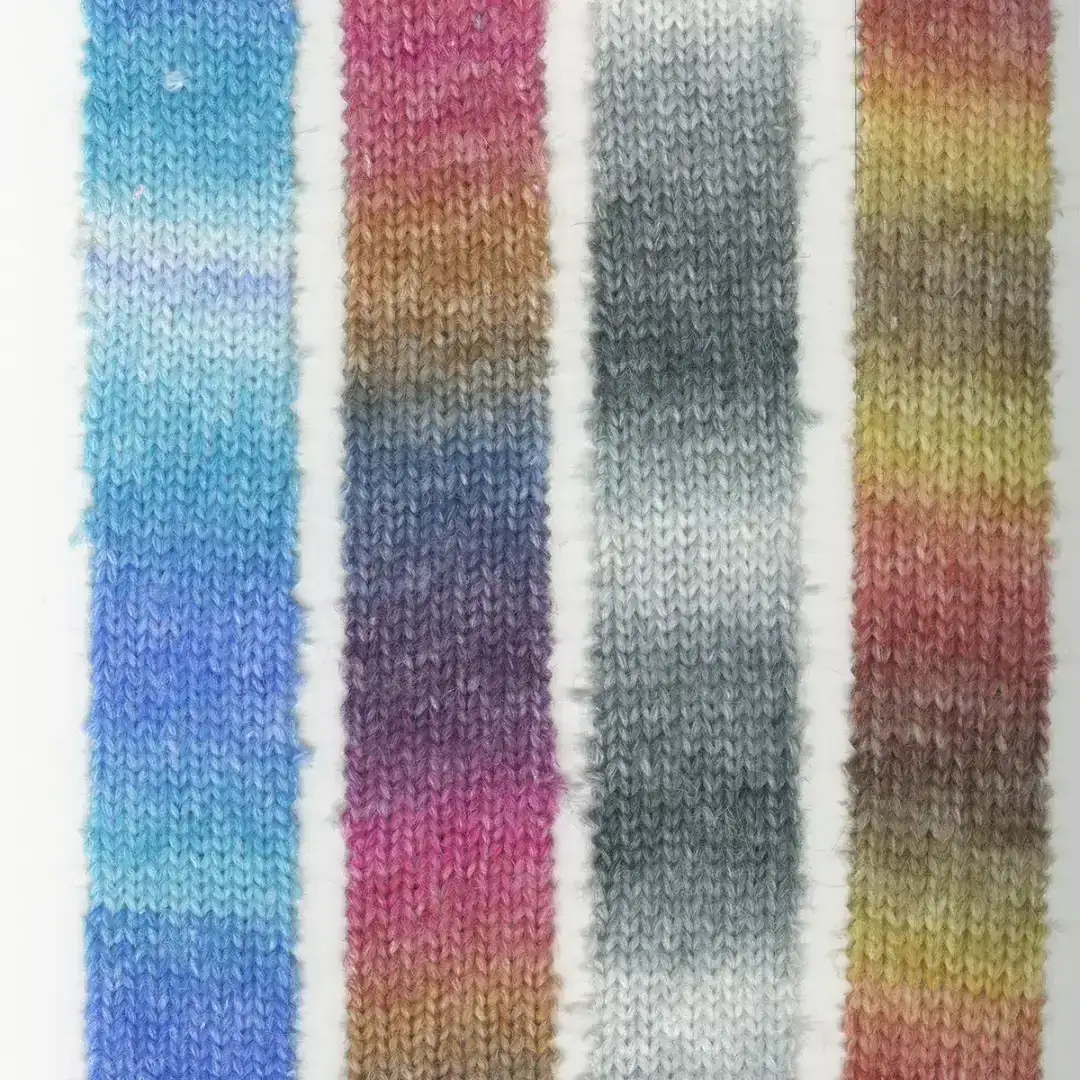 China Yarn for Tank Top,Crop Top,Open Cardigan (Sweater),Round Neck Pullover (Sweater),Crew Neck Pullover (Sweater),Crop Top Pullover (Sweater) Air Spun Yarn Fancy Yarn Acrylic Nylon Wool Polyester 渐变色 color buy from China wholesaler bulk order at wholesale price free worldwide shipping Alibaba