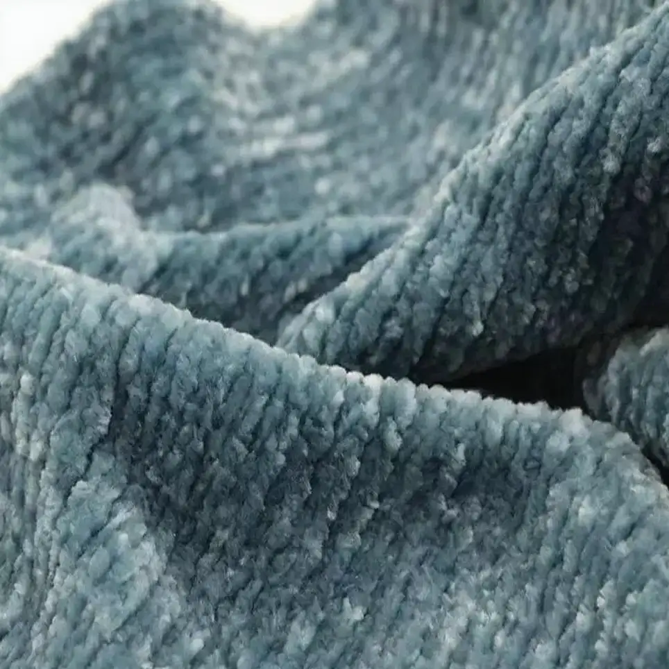 China Yarn for Crop Top,Pajamas,Open Cardigan (Sweater),Crew Neck Pullover (Sweater),Crop Top Pullover (Sweater) Shiny Chenille Fancy Yarn Polyester Silver Birch color buy from China wholesaler bulk order at wholesale price free worldwide shipping Alibaba