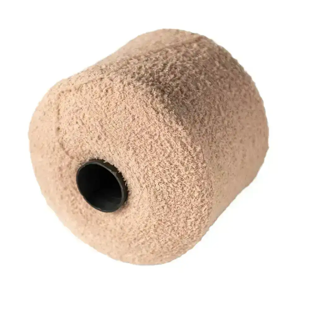 China Yarn for Crop Top,Pajamas,Open Cardigan (Sweater),Crew Neck Pullover (Sweater),Crop Top Pullover (Sweater) Teddy Yarn Fancy Yarn Polyester white color buy from China wholesaler bulk order at wholesale price free worldwide shipping Alibaba
