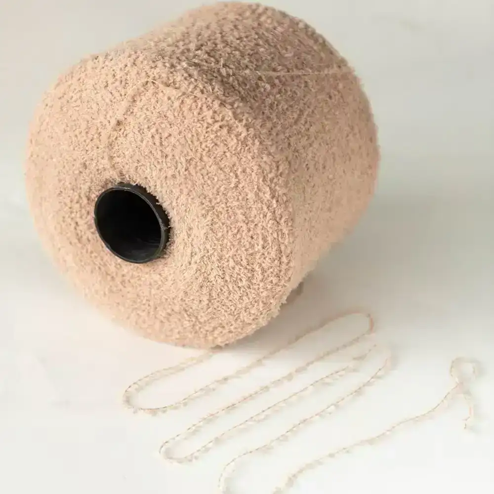 China Yarn for Crop Top,Pajamas,Open Cardigan (Sweater),Crew Neck Pullover (Sweater),Crop Top Pullover (Sweater) Teddy Yarn Fancy Yarn Polyester white color buy from China wholesaler bulk order at wholesale price free worldwide shipping Alibaba