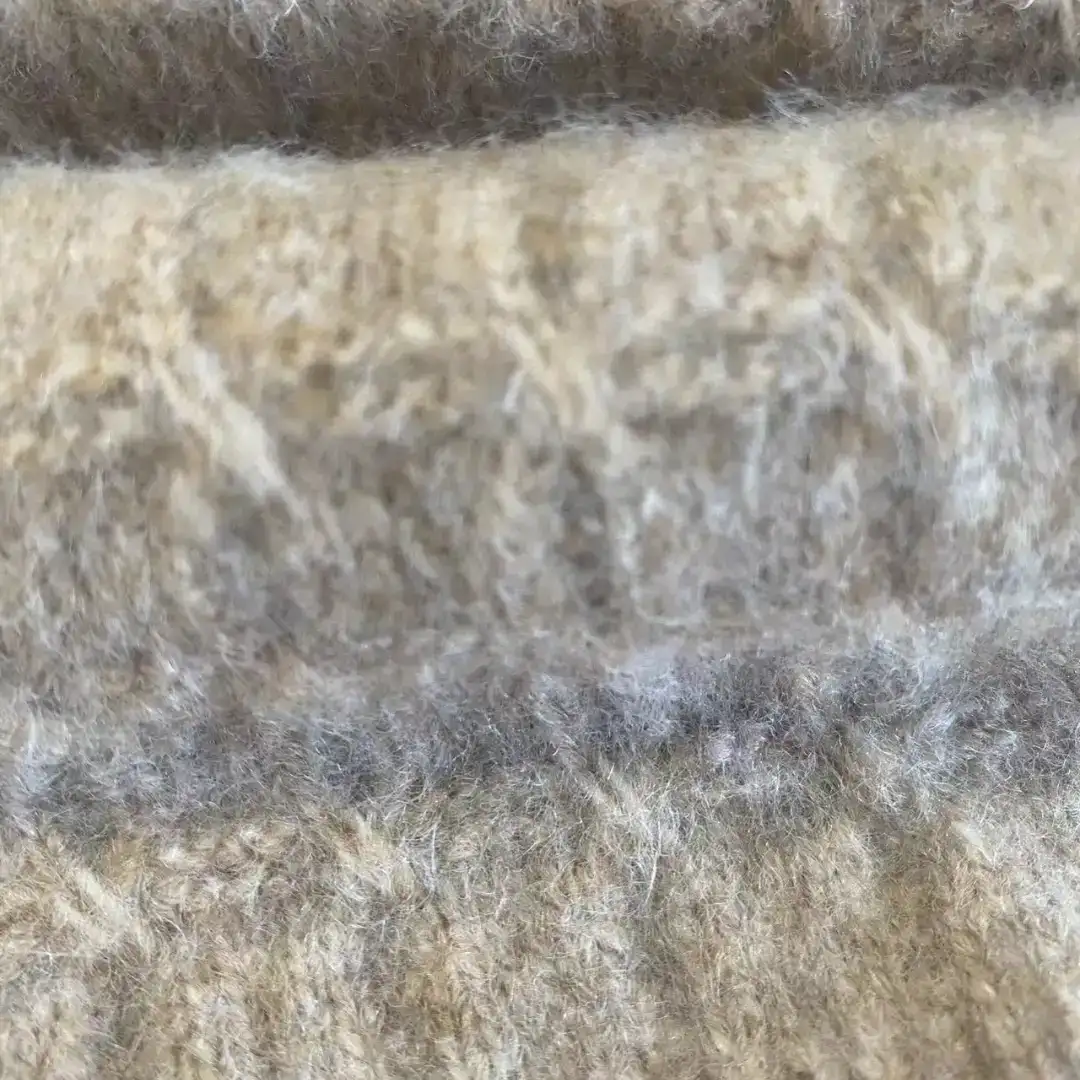 China Yarn for Open Cardigan (Sweater) Air Spun Yarn Fancy Yarn Nylon Acrylic Wool 黄棕20240428-203 color buy from China wholesaler bulk order at wholesale price free worldwide shipping Alibaba