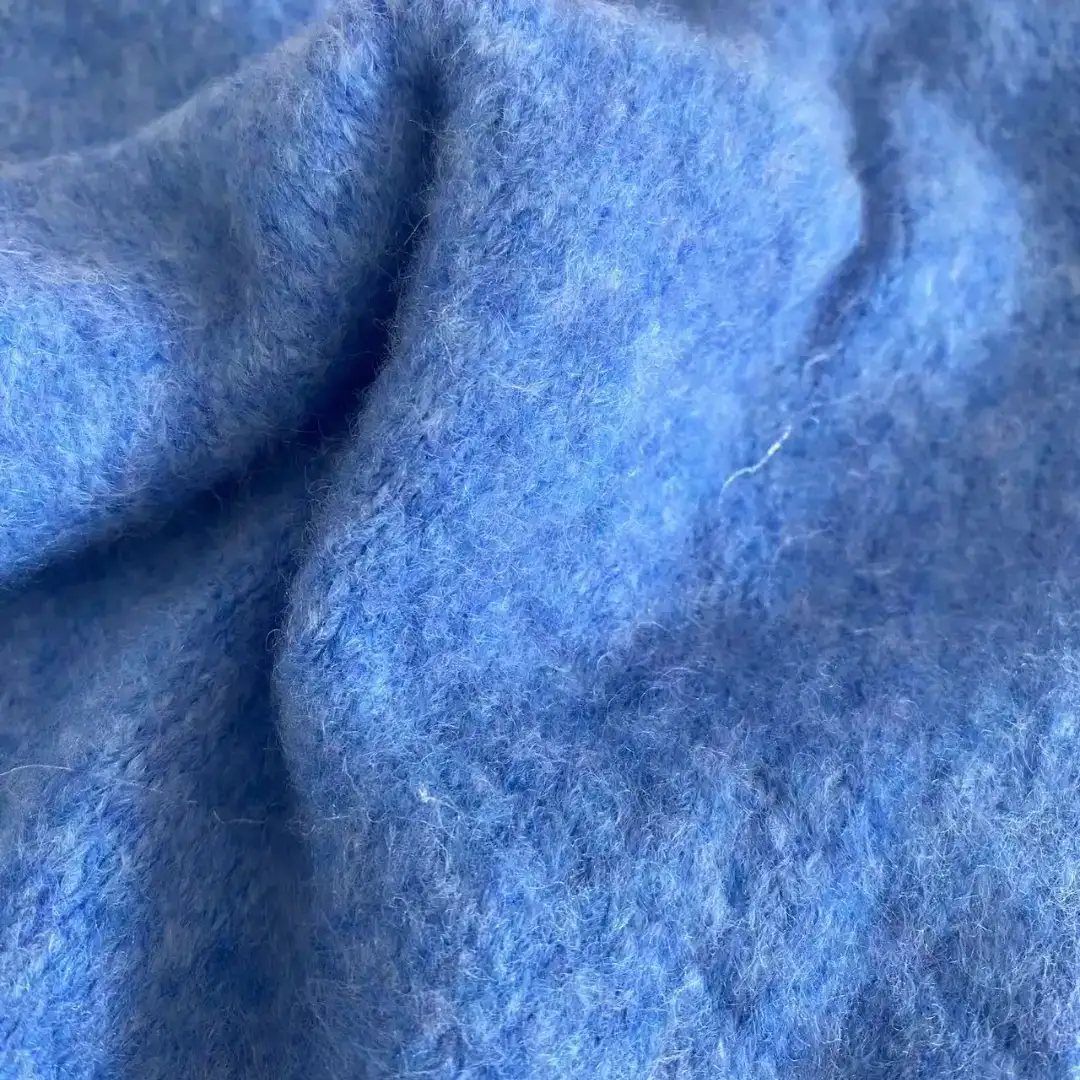 China Yarn for Open Cardigan (Sweater) Air Spun Yarn Fancy Yarn Nylon Acrylic Wool BlU color buy from China wholesaler bulk order at wholesale price free worldwide shipping Alibaba