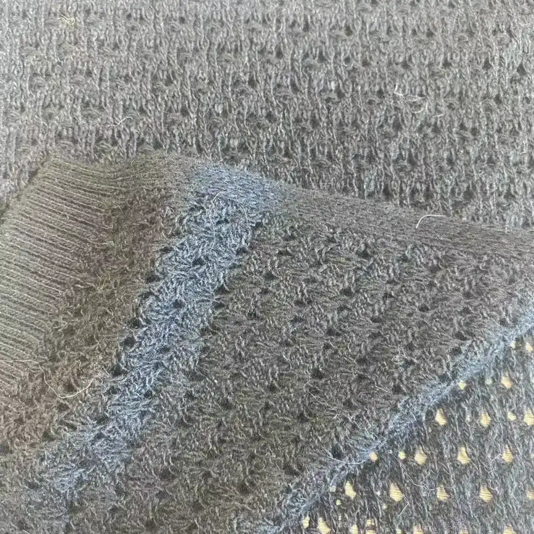 China Yarn for Open Cardigan (Sweater) Woollen Spun Regular Yarn Nylon Rayon Wool Cashmere Black color buy from China wholesaler bulk order at wholesale price free worldwide shipping Alibaba