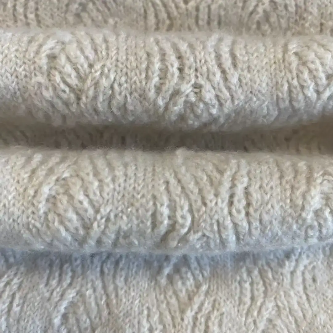 China Yarn for Open Cardigan (Sweater) Mossy Yarn Fancy Yarn Polyester Nylon Elastane BEIGE color buy from China wholesaler bulk order at wholesale price free worldwide shipping Alibaba