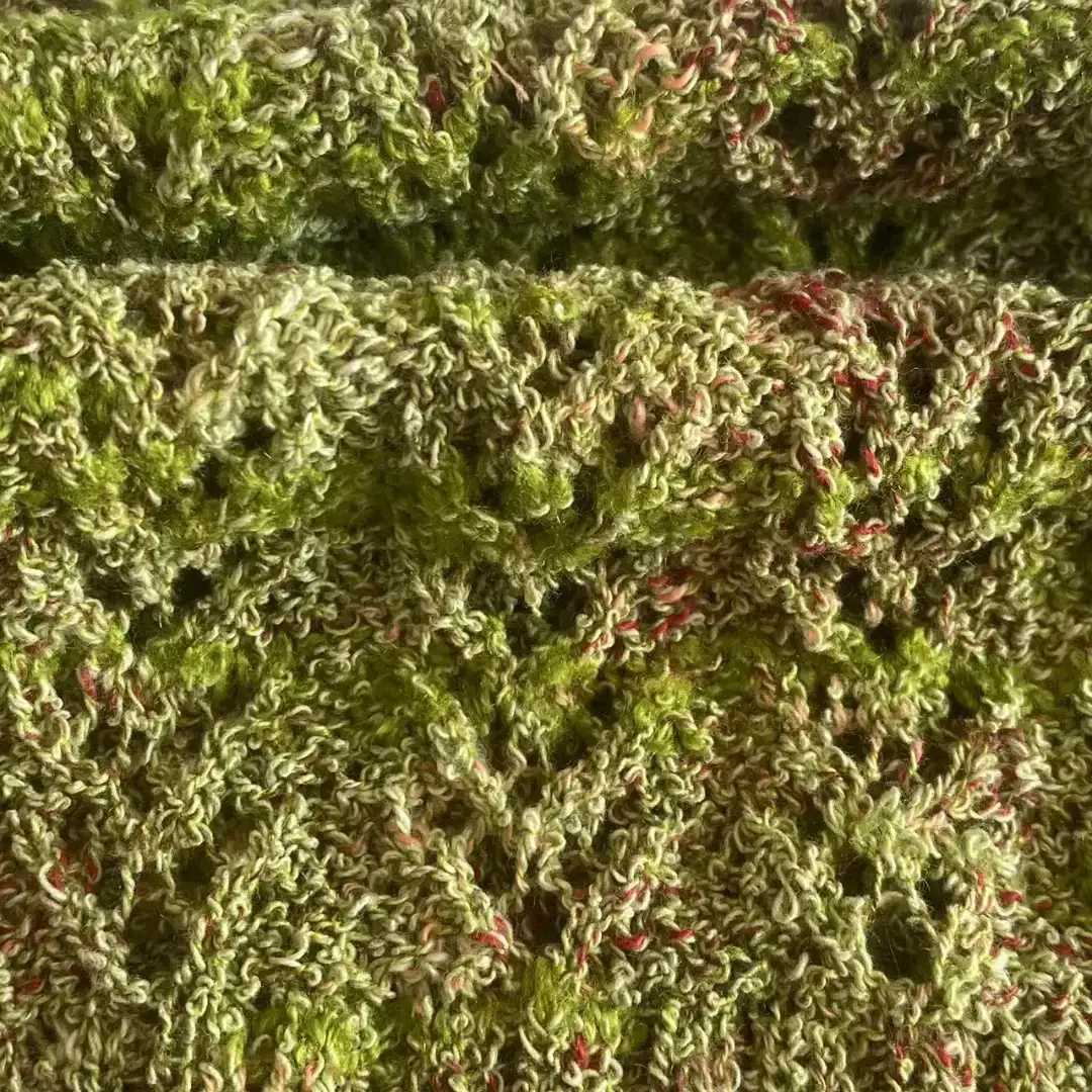China Yarn for Open Cardigan (Sweater) Boucle Yarn Fancy Yarn Polyester Acrylic Green color buy from China wholesaler bulk order at wholesale price free worldwide shipping Alibaba