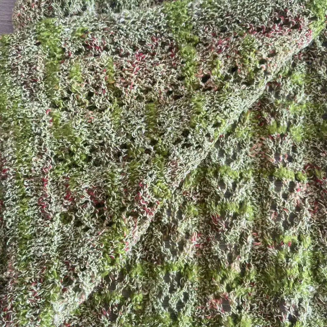 China Yarn for Open Cardigan (Sweater) Boucle Yarn Fancy Yarn Polyester Acrylic Green color buy from China wholesaler bulk order at wholesale price free worldwide shipping Alibaba