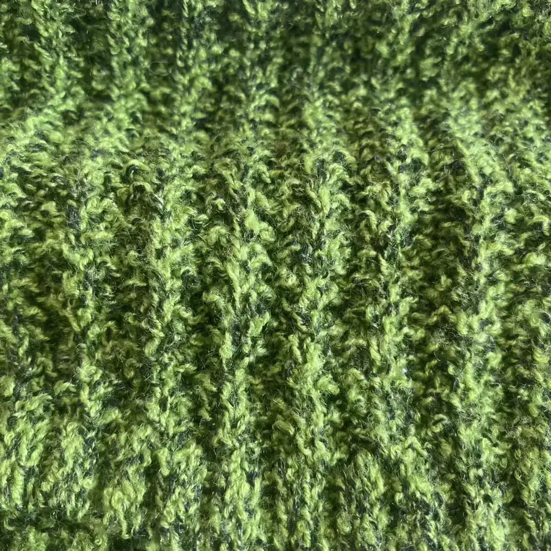 China Yarn for Open Cardigan (Sweater) Boucle Yarn Fancy Yarn Acrylic Polyester GREEN color buy from China wholesaler bulk order at wholesale price free worldwide shipping Alibaba