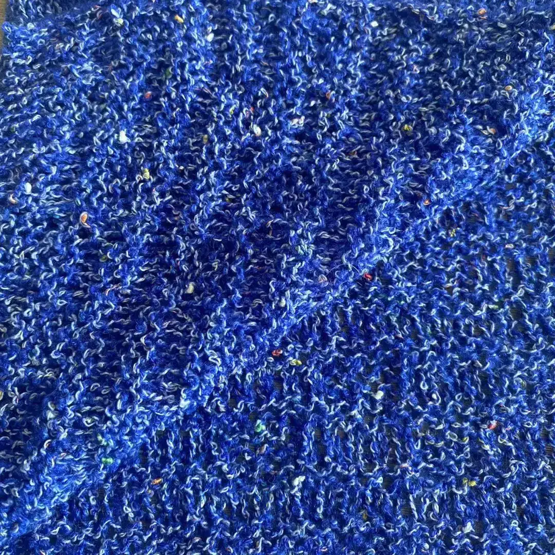 China Yarn for Open Cardigan (Sweater) Boucle Yarn Fancy Yarn Acrylic Polyester BLUE color buy from China wholesaler bulk order at wholesale price free worldwide shipping Alibaba