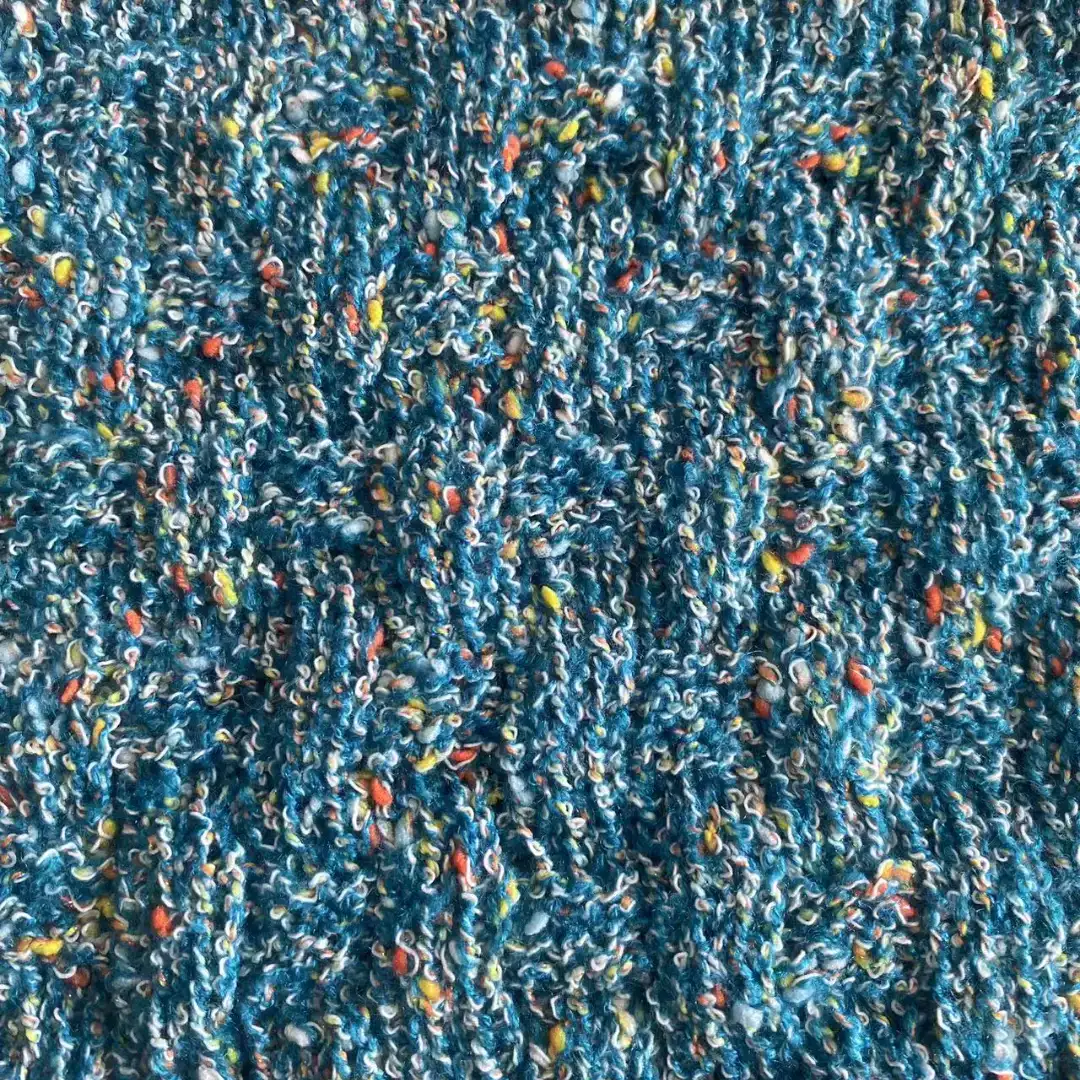 China Yarn for Open Cardigan (Sweater) Boucle Yarn Fancy Yarn Polyester Acrylic Light Blue color buy from China wholesaler bulk order at wholesale price free worldwide shipping Alibaba