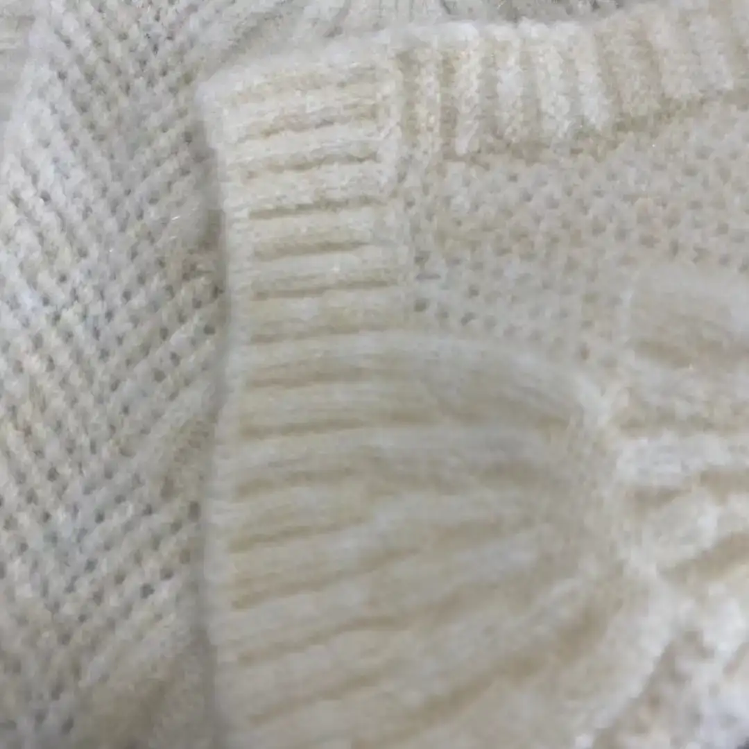 China Yarn for Open Cardigan (Sweater) Mossy Yarn Fancy Yarn Recycled Polyester Wool Elastane ECRU color buy from China wholesaler bulk order at wholesale price free worldwide shipping Alibaba