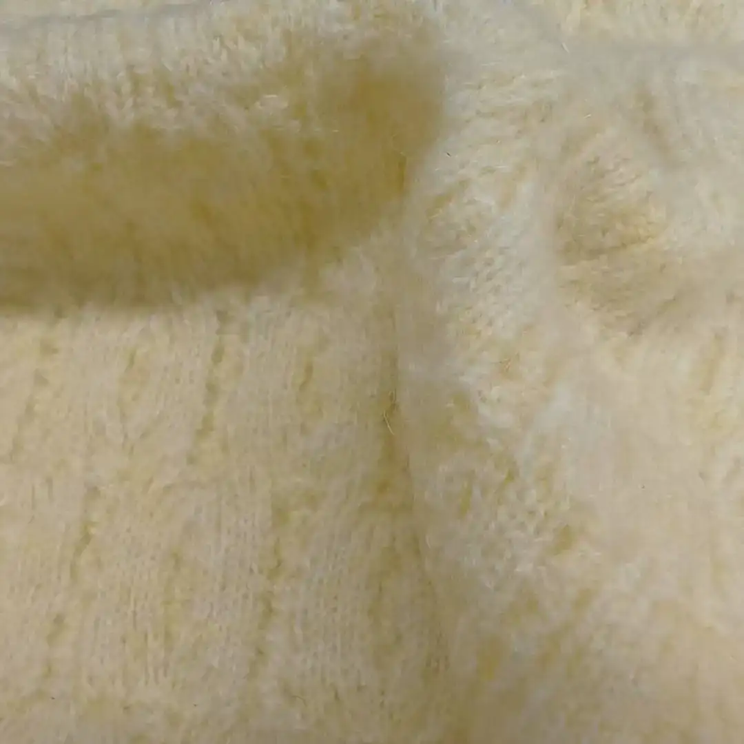 China Yarn for Open Cardigan (Sweater),Half-Zipper Cardigan (Sweater),Knitted Jacket (Sweater),Round Neck Pullover (Sweater) Mossy Yarn Fancy Yarn Acrylic Polyester Nylon Wool Spandex Yellow color buy from China wholesaler bulk order at wholesale price free worldwide shipping Alibaba