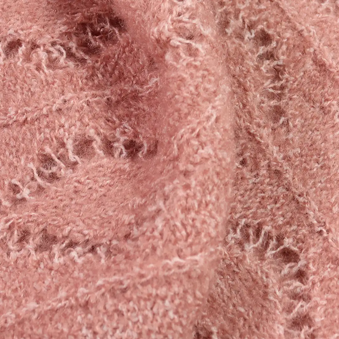 China Yarn for Open Cardigan (Sweater),Full-Zipper Cardigan (Sweater),Half-Zipper Cardigan (Sweater),Knitted Jacket (Sweater),Round Neck Pullover (Sweater) Mossy Yarn Fancy Yarn Acrylic Polyester Spandex Rose Pink color buy from China wholesaler bulk order at wholesale price free worldwide shipping Alibaba