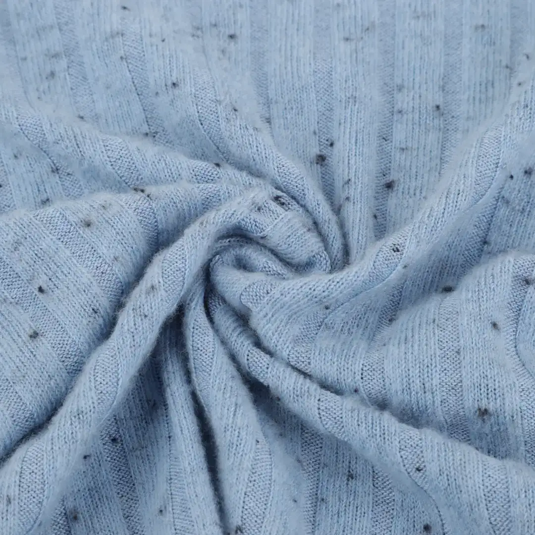China Fabric for Tank Top,Ladies Vest ,Dresses (Pullover) ,Loungewear Rib Knit Fabric Polyester Rayon Spandex Blue color buy from China wholesaler bulk order at wholesale price free worldwide shipping Alibaba