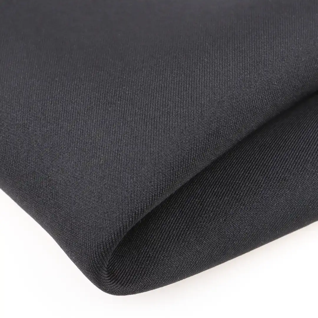 China Fabric for Jackets,Sweatshirt Scuba Knit Fabric Polyester Elastane black color buy from China wholesaler bulk order at wholesale price free worldwide shipping Alibaba