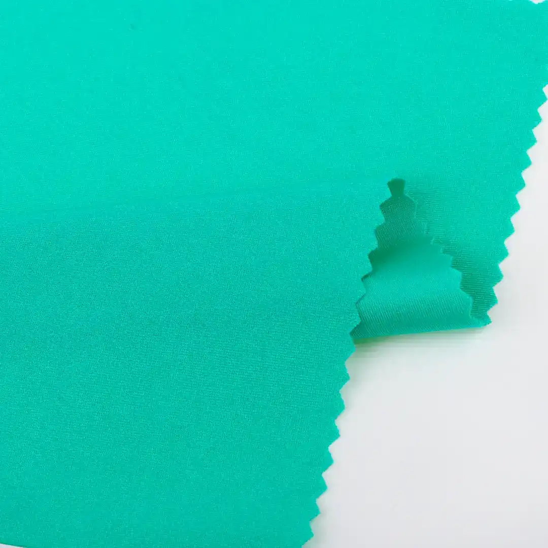 China Fabric for Yoga Clothes,Sports Bras Single Jersey Knit Fabric Nylon Elastane green color buy from China wholesaler bulk order at wholesale price free worldwide shipping Alibaba