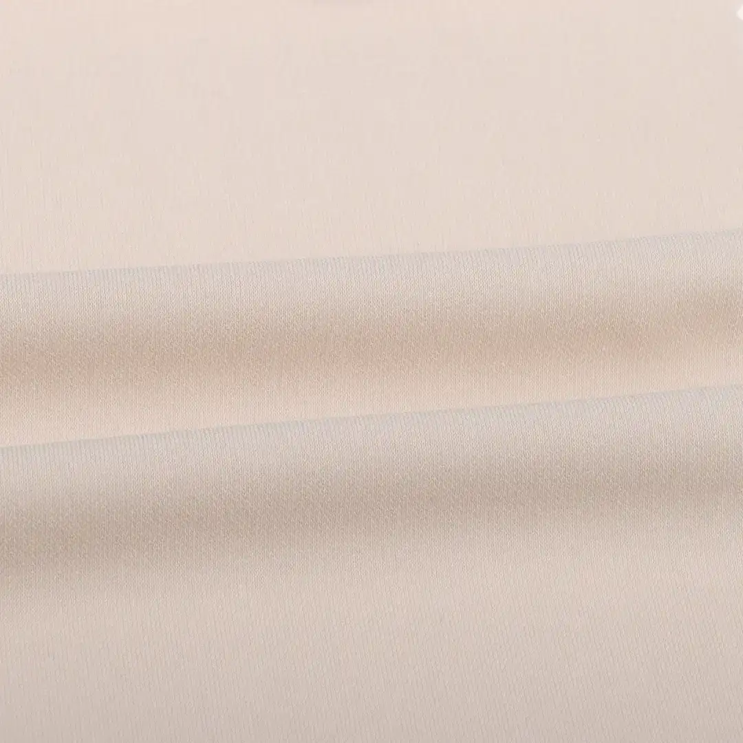 China Fabric for T-Shirt,Blouse Interlock Knit Fabric Polyester off-white color buy from China wholesaler bulk order at wholesale price free worldwide shipping Alibaba