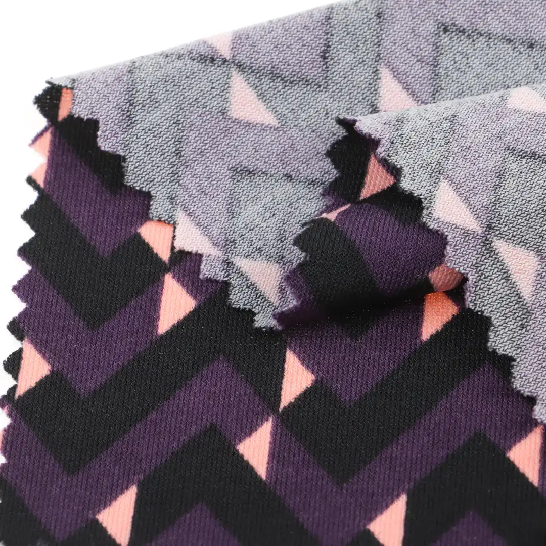 China Fabric for Blouse,T-shirt  Single Jersey Knit Fabric Polyester Elastane Purplish black color buy from China wholesaler bulk order at wholesale price free worldwide shipping Alibaba