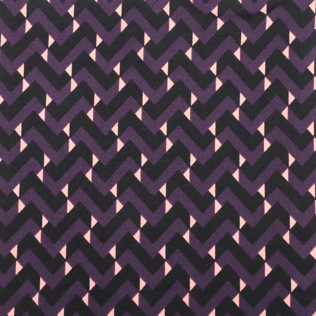 China Fabric for Blouse,T-shirt  Single Jersey Knit Fabric Polyester Elastane Purplish black color buy from China wholesaler bulk order at wholesale price free worldwide shipping Alibaba