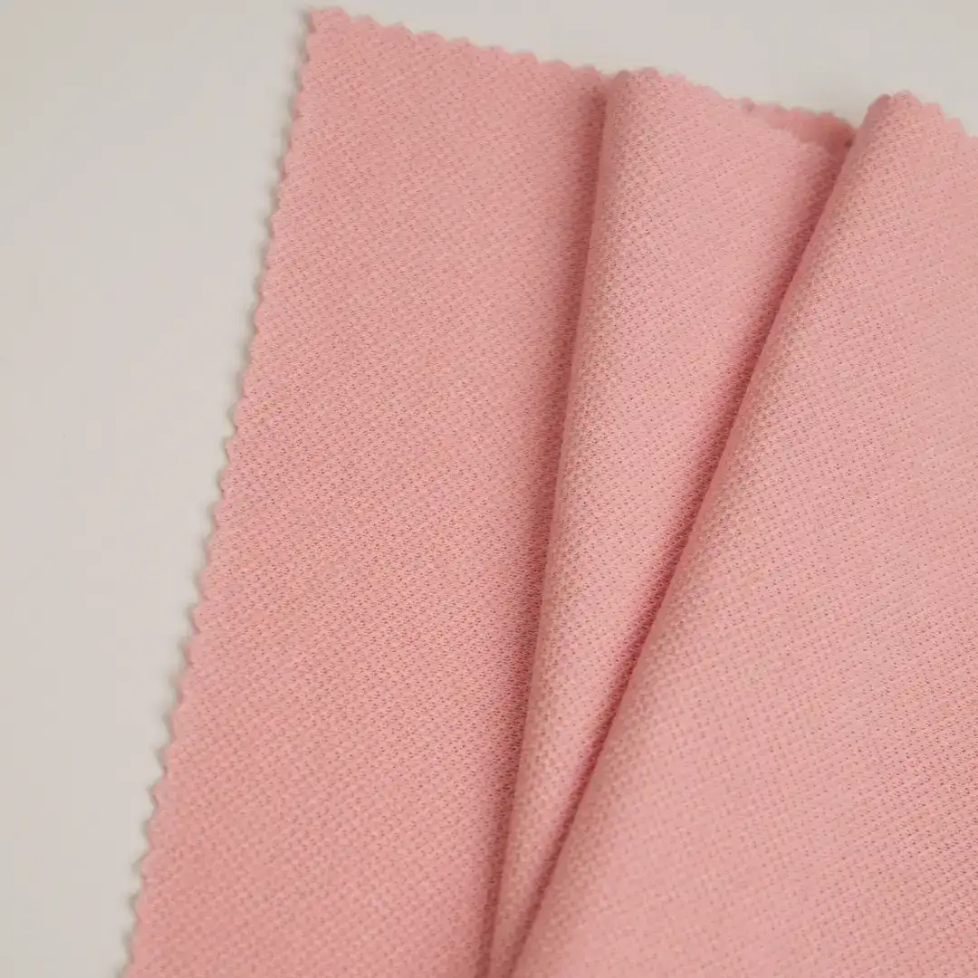 China Fabric for T-shirt ,Polo T-shirt ,Sweatshirt Rib Knit Fabric Cotton Polyester pink color buy from China wholesaler bulk order at wholesale price free worldwide shipping Alibaba