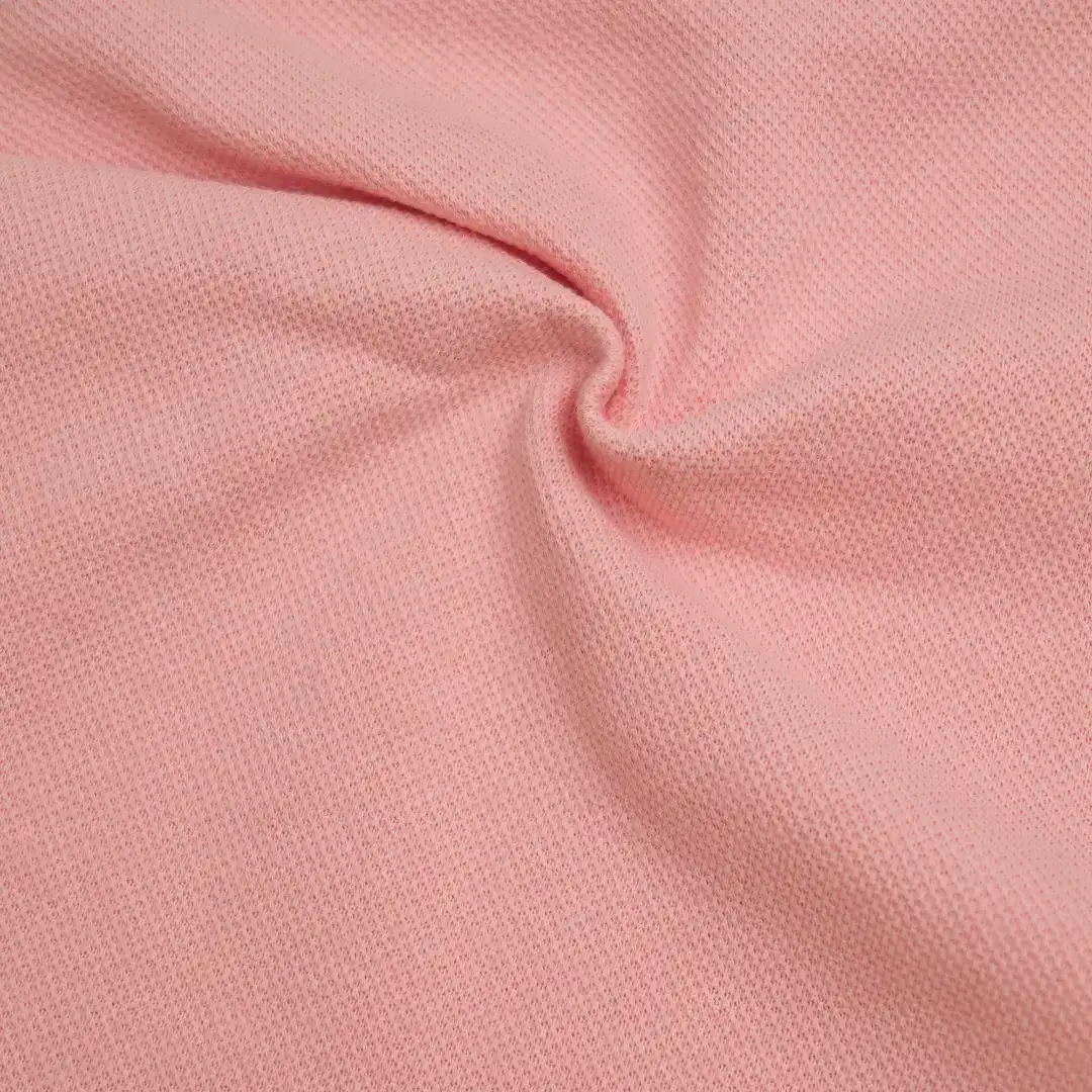 China Fabric for T-shirt ,Polo T-shirt ,Sweatshirt Rib Knit Fabric Cotton Polyester pink color buy from China wholesaler bulk order at wholesale price free worldwide shipping Alibaba