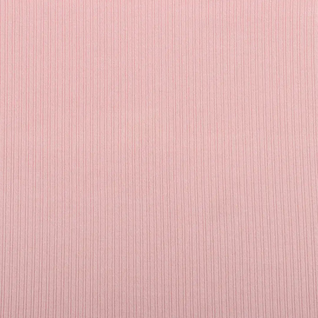 China Fabric for Jackets,Loungewear Rib Knit Fabric Polyester Rayon Spandex PINK color buy from China wholesaler bulk order at wholesale price free worldwide shipping Alibaba
