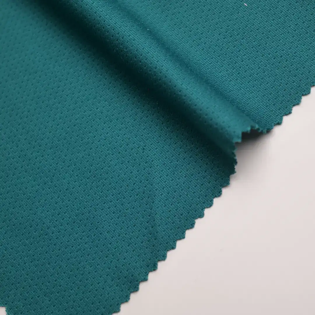 China Fabric for T-Shirt,Jogger,Yoga Clothes,Sports Bras Birdeye Mesh Knit Fabric Polyester GREEN color buy from China wholesaler bulk order at wholesale price free worldwide shipping Alibaba