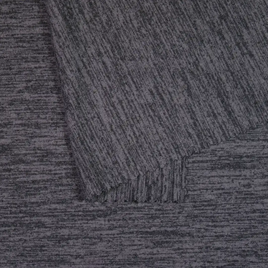 China Fabric for T-Shirt,Polo Shirt Single Jersey Knit Fabric Polyester Spandex Dark gray color buy from China wholesaler bulk order at wholesale price free worldwide shipping Alibaba