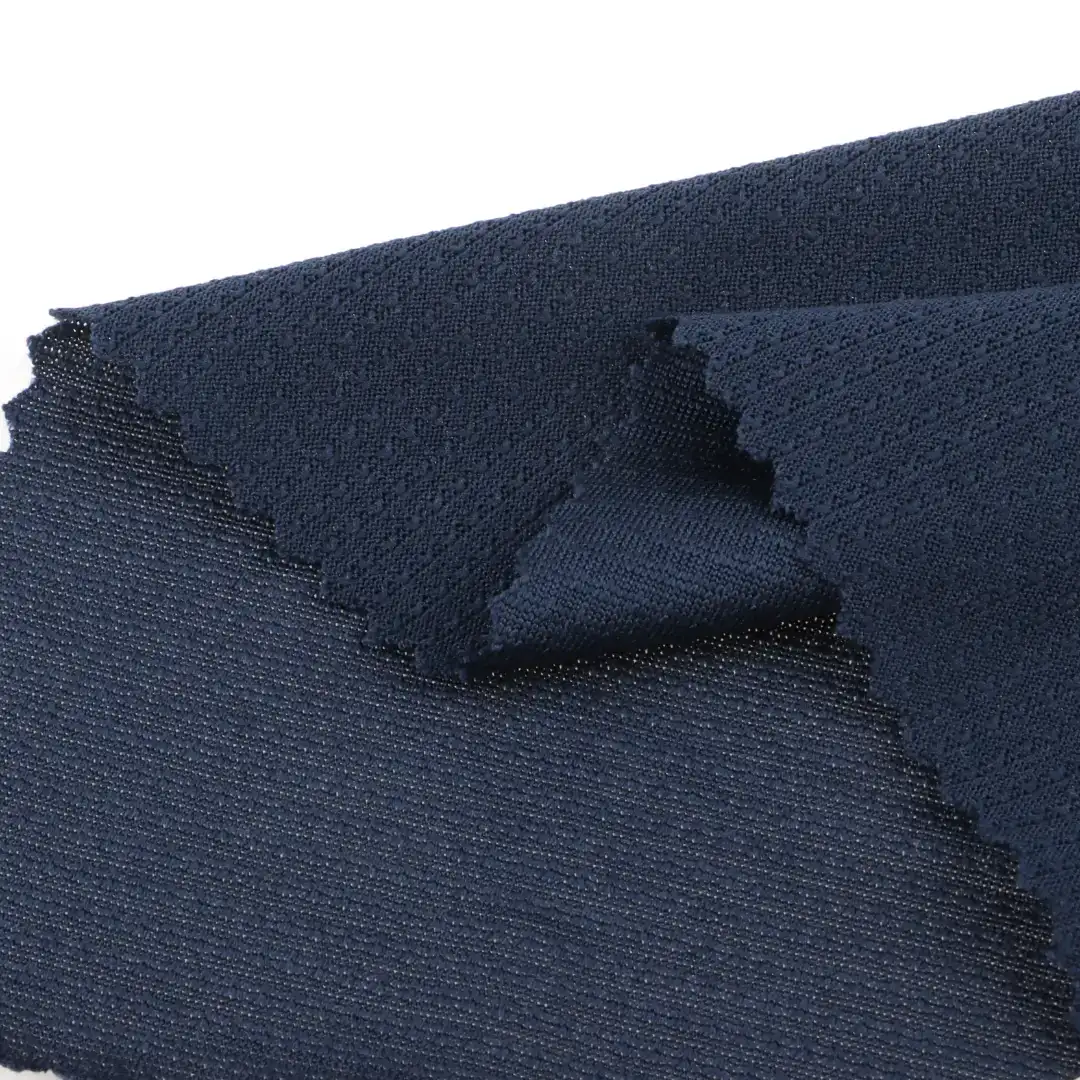 China Fabric for T-Shirt Single Jersey Knit Fabric Polyester Spandex BLUE color buy from China wholesaler bulk order at wholesale price free worldwide shipping Alibaba