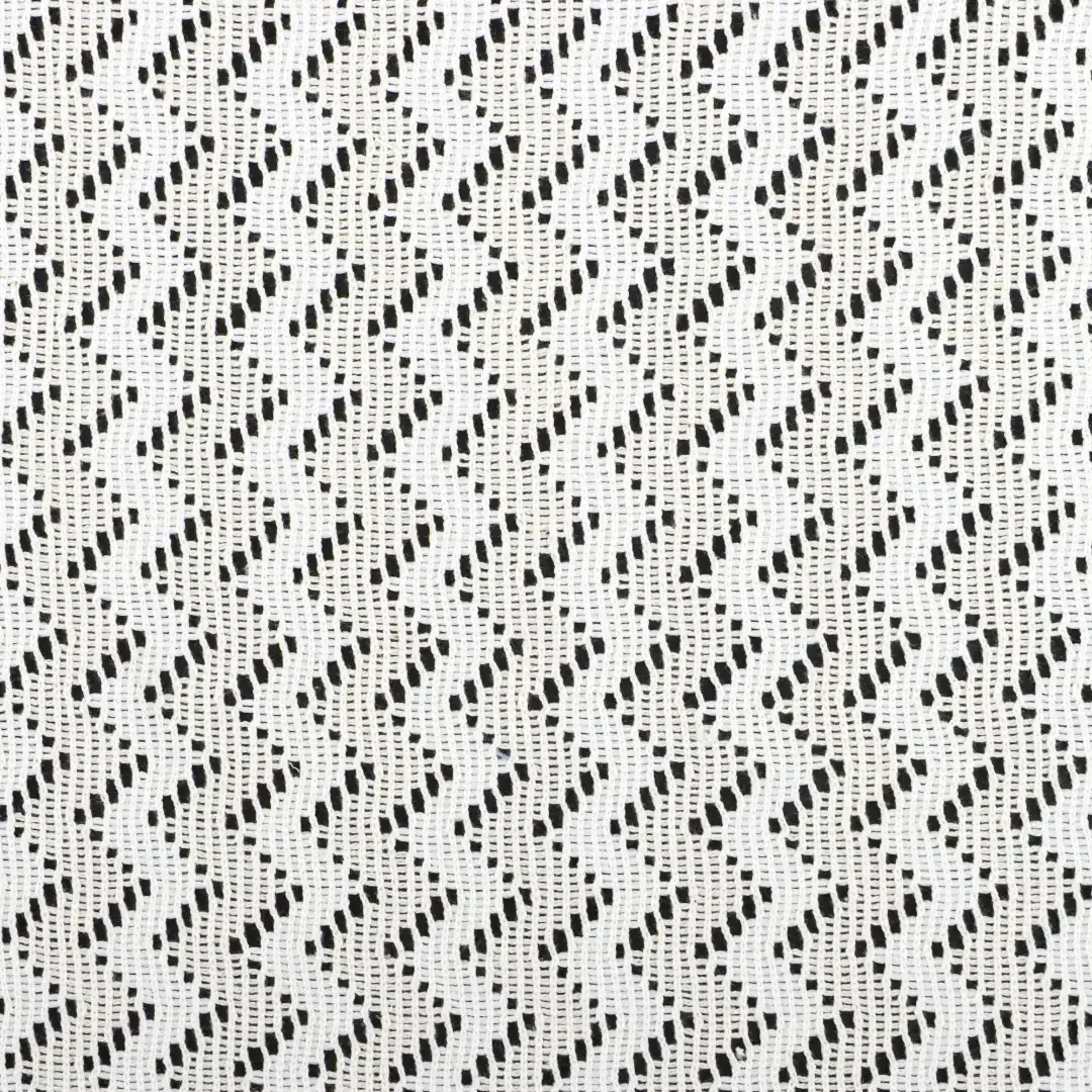 China Fabric for Ladies Vest ,Dresses (Cardigan Open)  Lace Knit Fabric Cotton Polyester Milky white color buy from China wholesaler bulk order at wholesale price free worldwide shipping Alibaba