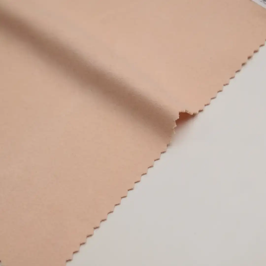 China Fabric for Jackets,Loungewear Interlock Knit Fabric Polyester Spandex Light pink color buy from China wholesaler bulk order at wholesale price free worldwide shipping Alibaba