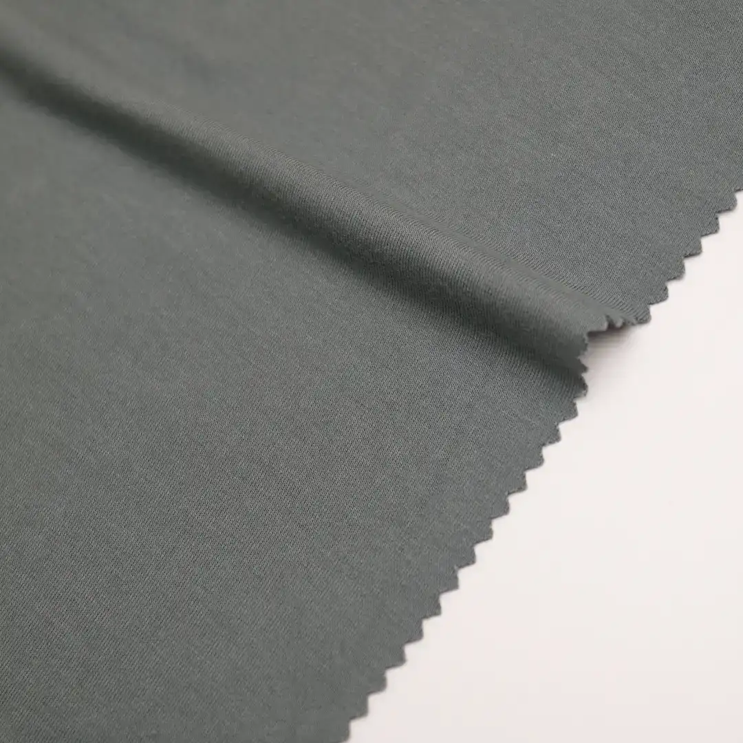 China Fabric for T-Shirt,Polo Shirt,Yoga Clothes Single Jersey Knit Fabric Polyester Spandex Dark green color buy from China wholesaler bulk order at wholesale price free worldwide shipping Alibaba