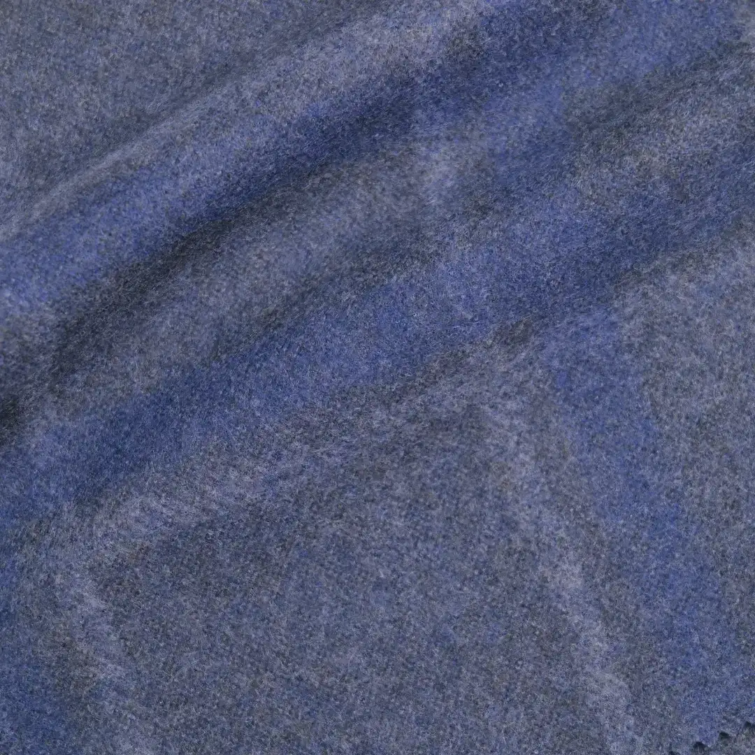 China Fabric for Trench Coat,Overcoat Bristled fabric Knit Fabric Polyester blue color buy from China wholesaler bulk order at wholesale price free worldwide shipping Alibaba