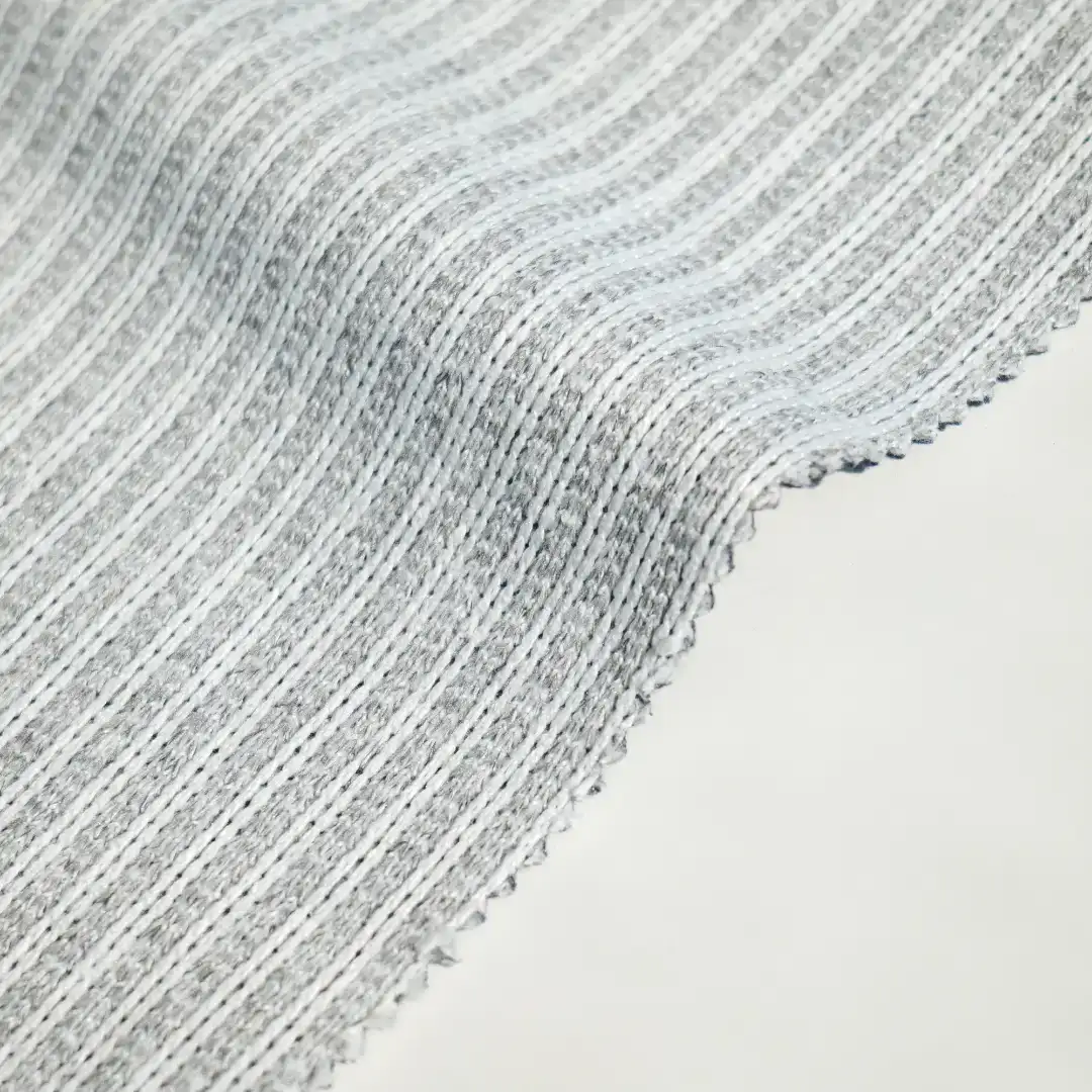 China Fabric for Overcoat Hacci Knit Fabric Polyester grey color buy from China wholesaler bulk order at wholesale price free worldwide shipping Alibaba