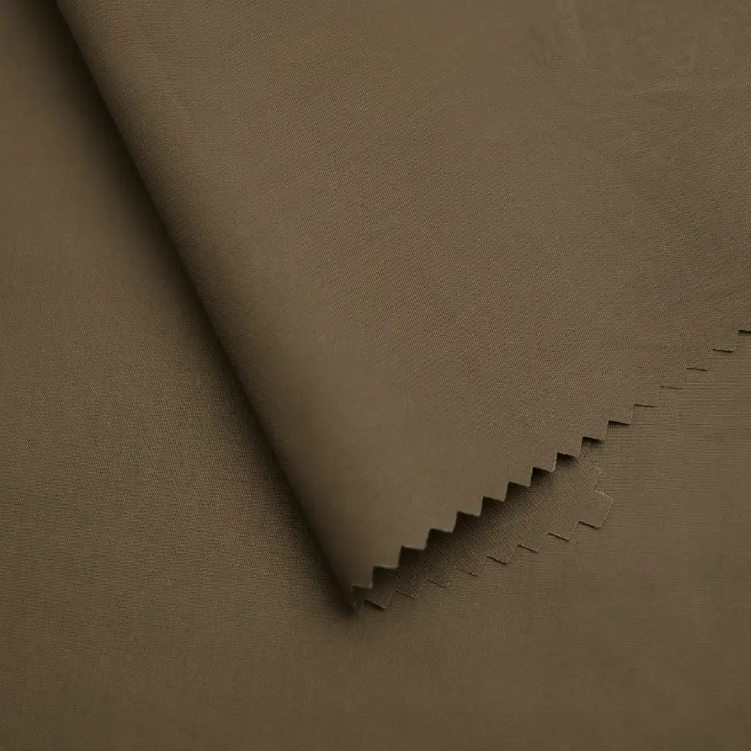 China Fabric for Blouse,Shirt Long Sleeve Button ,Shirt Half Sleeve Button  Cotton Poplin Natural Woven Fabric Cotton Army green color buy from China wholesaler bulk order at wholesale price free worldwide shipping Alibaba