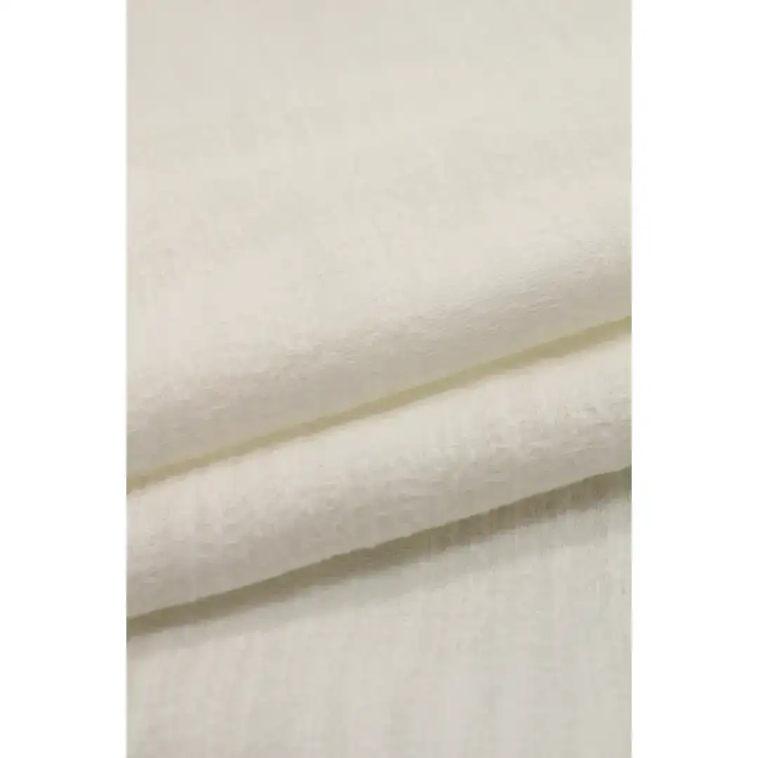 China Fabric for Blouse,Crop Top Jacquard Natural Woven Fabric Nylon Tencel Polyester white color buy from China wholesaler bulk order at wholesale price free worldwide shipping Alibaba