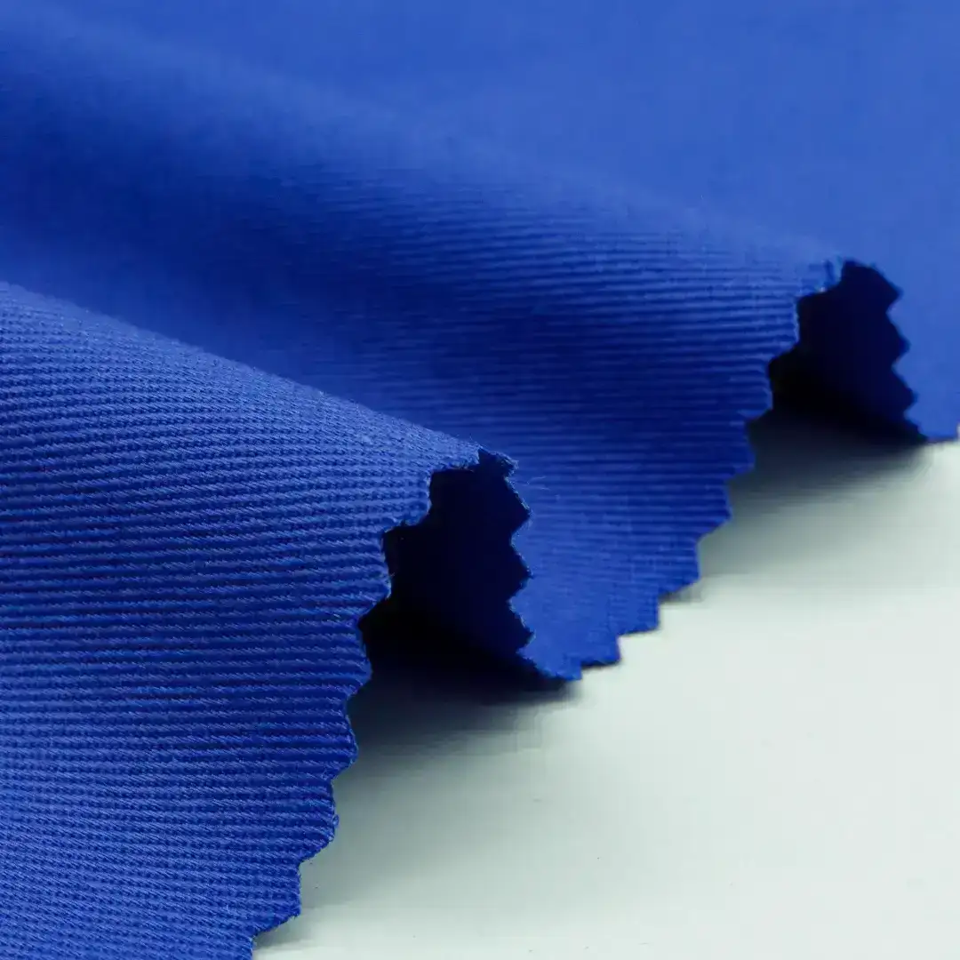 China Fabric for Pants,Blazer TC Twill Woven Blended Fabric Polyester Cotton Spandex Royal blue color buy from China wholesaler bulk order at wholesale price free worldwide shipping Alibaba