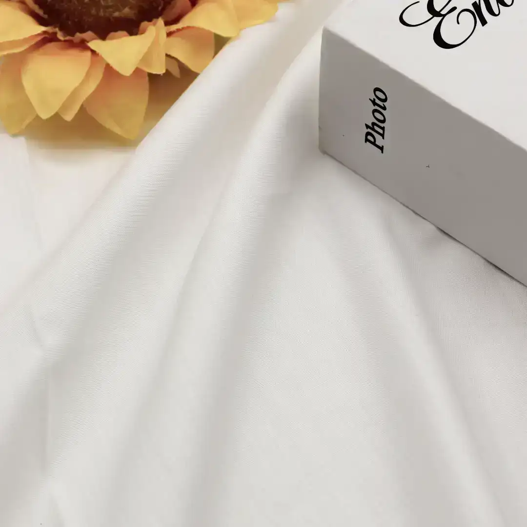 China Fabric for Shirt,Blouse TC Poplin Woven Blended Fabric Polyester Cotton white color buy from China wholesaler bulk order at wholesale price free worldwide shipping Alibaba