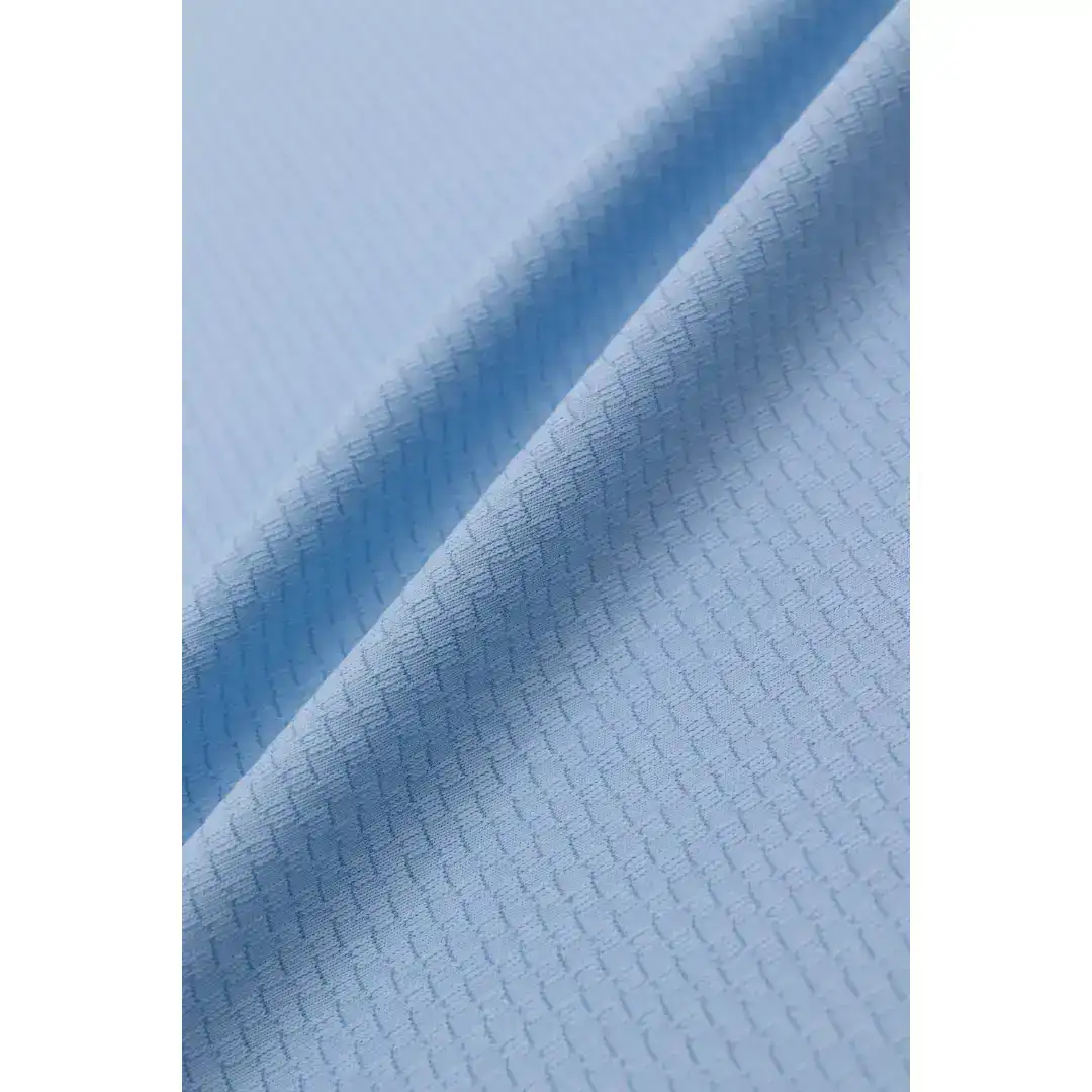China Fabric for Tank Top,Ladies Vest  Jacquard Knit Fabric Polyester Spandex blue color buy from China wholesaler bulk order at wholesale price free worldwide shipping Alibaba