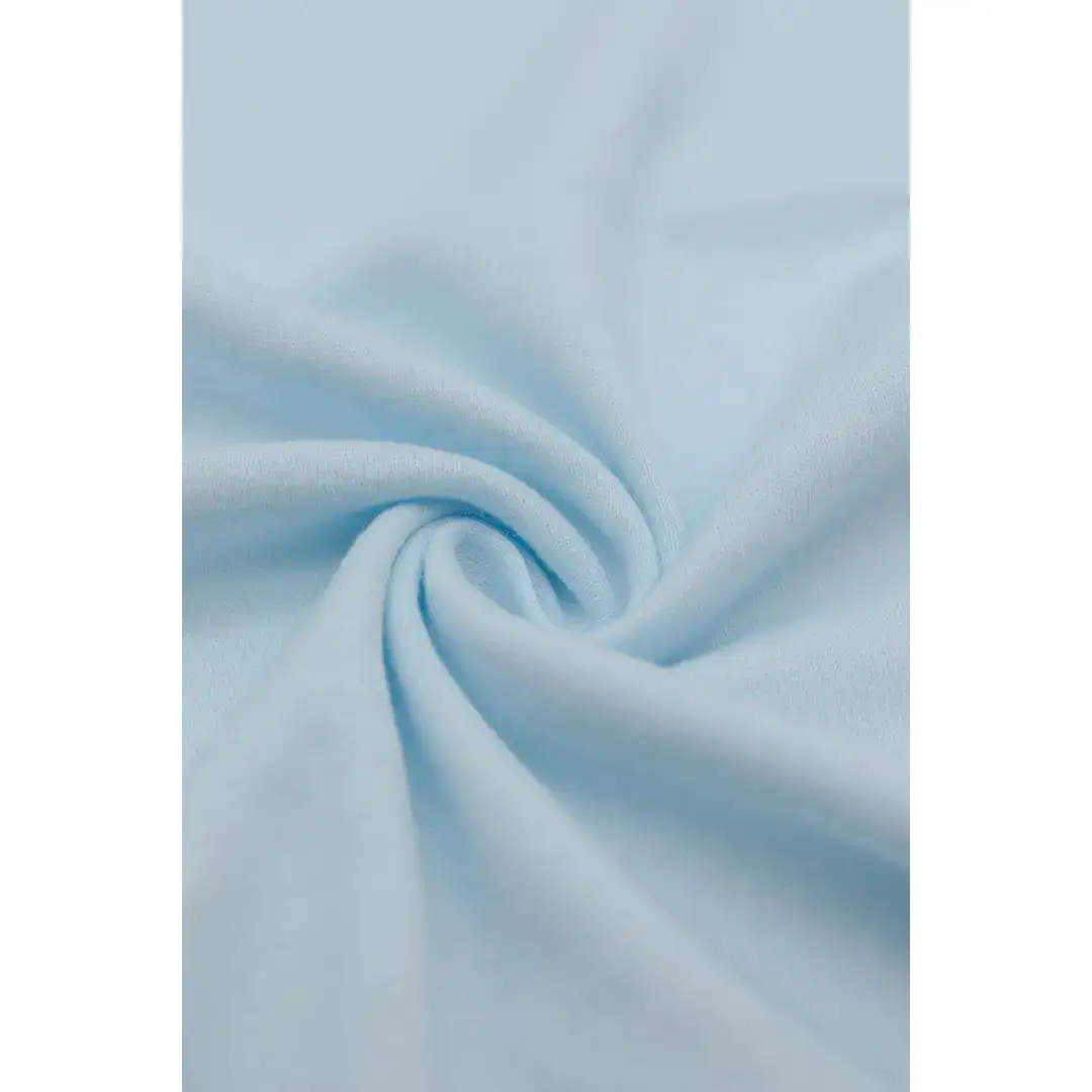 China Fabric for T-shirt ,Polo T-shirt  Interlock Knit Fabric Cotton blue color buy from China wholesaler bulk order at wholesale price free worldwide shipping Alibaba