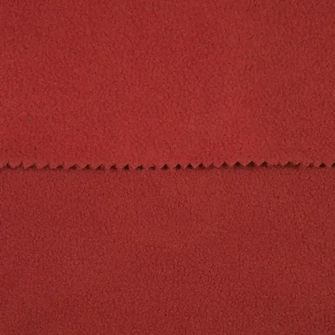 China Fabric for Jackets,Hoodie,Loungewear Polar Fleece Knit Fabric Polyester Crimson red color buy from China wholesaler bulk order at wholesale price free worldwide shipping Alibaba