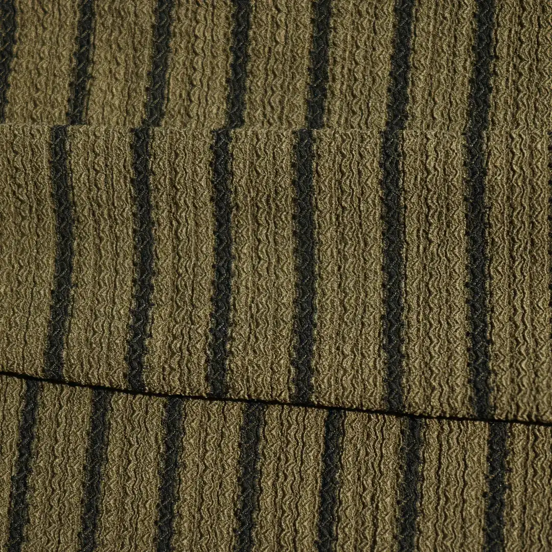 China Fabric for T-Shirt,Blouse,Skirt Jacquard Knit Fabric Polyester Spandex Army green color buy from China wholesaler bulk order at wholesale price free worldwide shipping Alibaba