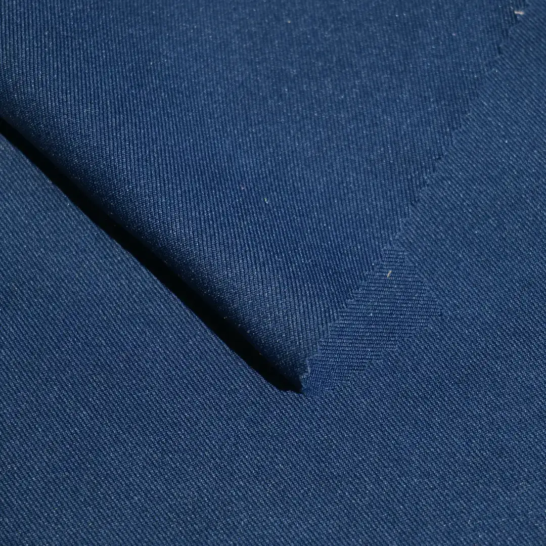 China Fabric for Pants,Blazer Cotton Twill Natural Woven Fabric Polyester Dark blue color buy from China wholesaler bulk order at wholesale price free worldwide shipping Alibaba
